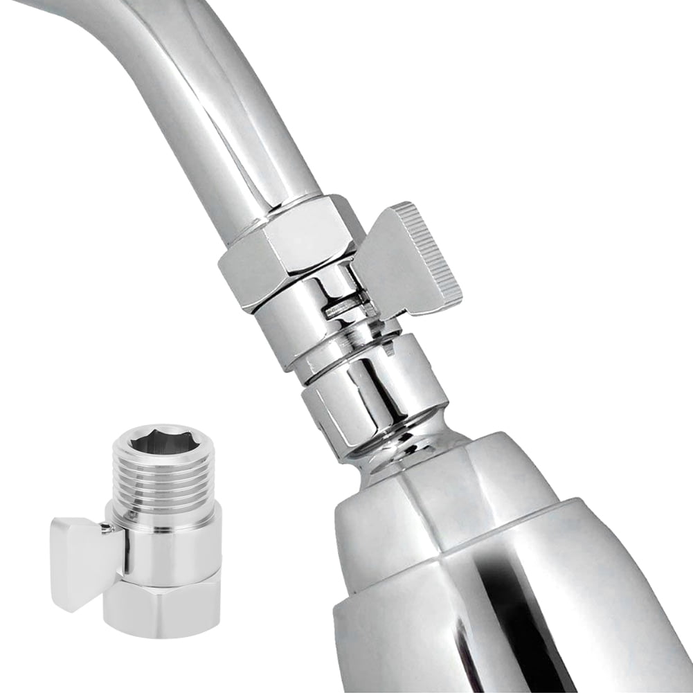Shower Head Flow Control Valve, G1/2in Shut Off Valve for Bathroom Home ...