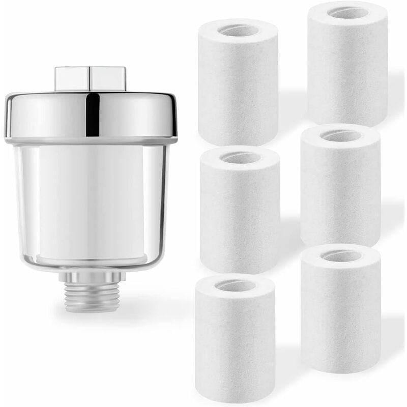 Shower Water Filter Anti-Limescale Shower Filter with 10 Thickened ...