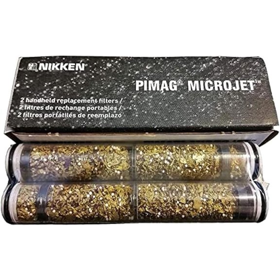 Shower Water Filter for Nikken Shower Filter Replacement Cartridge 14661, Easy Install for PiMag MicroJet Hand Held System 1466, Multi-Stage Bathroom Handheld Filters Replacement for Showerhead