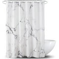 Shower curtain waterproof shower curtain with reinforced hem