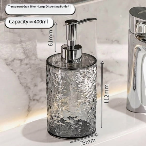 Shower gel shampoo empty bottle refill bottle light luxury foam bubbler press bottle hotel