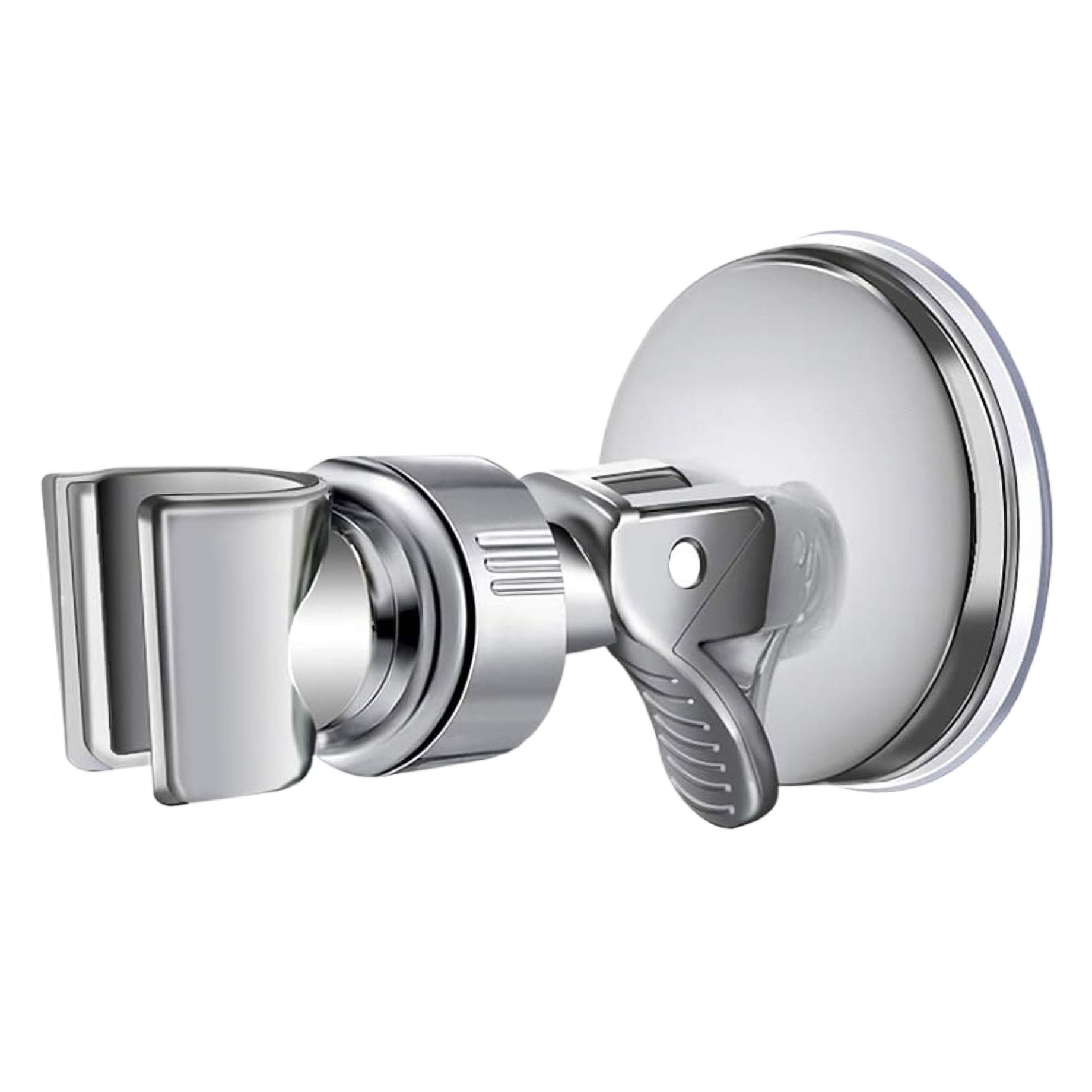 Shower head bracket, adjustable and removable shower wall bracket, 360