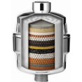 thumbnail image 1 of Shower head filter - universal bathroom softener, suitable for bathtubs, 15-stage filtration system handheld purifier, removes fluoride, chlorine, calcium, contains vitamins, improves nails and hair, 1 of 4