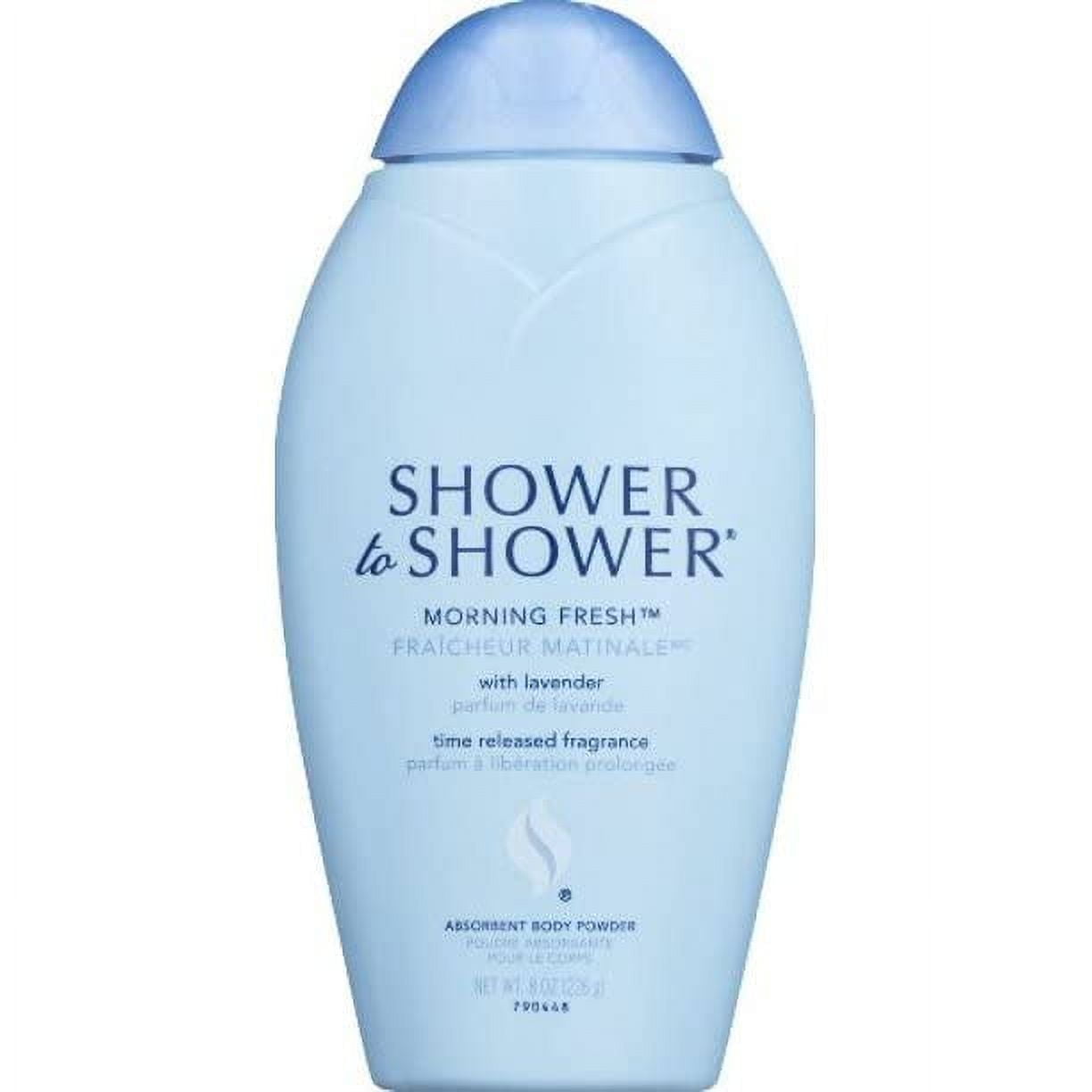 Shower to Shower Absorbent Body Powder Morning Fresh - 13 oz, Pack of 5 13 Ounce (Pack of 5)