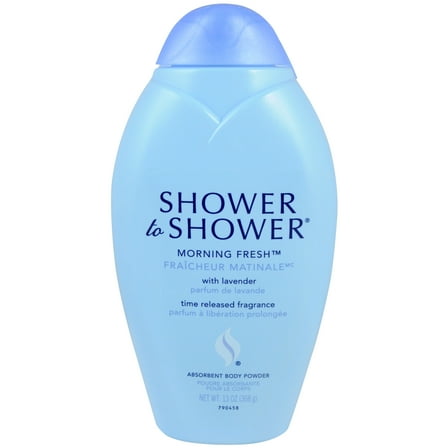 Shower to Shower Talc Free Body Powder Moisture Control for Women and Men, Morning Fresh, 13 oz