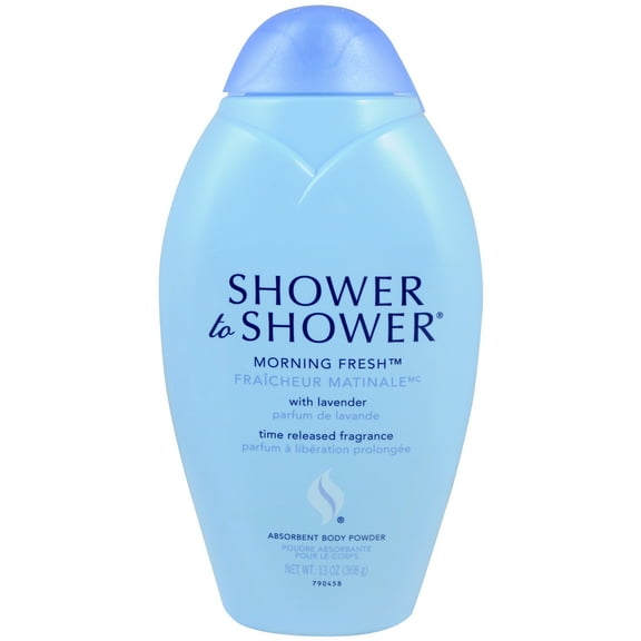 Shower to Shower Talc Free Body Powder Moisture Control for Women and Men, Morning Fresh, 13 oz