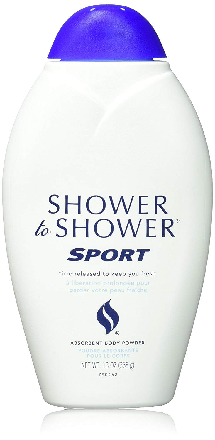 Shower to Shower Sport, 13 oz - Body Powder with Powerful Absorbency ...