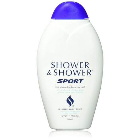 Shower to Shower Sport Absorbent Body Powder, 13 oz