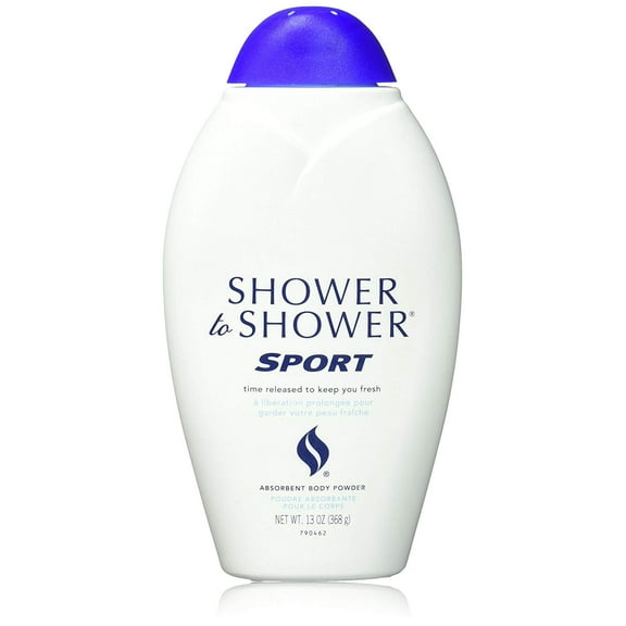 Shower to Shower Sport Absorbent Body Powder, 13 oz