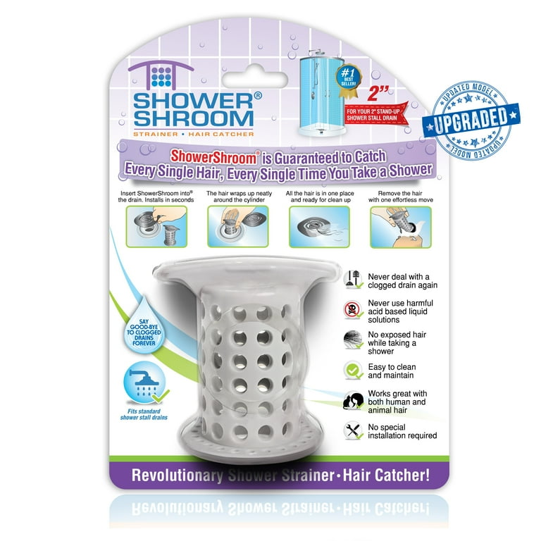 ShowerShroom 2161-H-101 Shower Stall Drain Protector Hair Catcher