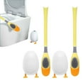 Showerhead Diving Duck Toilet Brush Silicone Bathroom Toilet Brush And