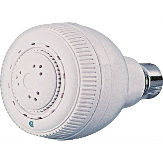 Showerhead Fixed 3-Setting Wht