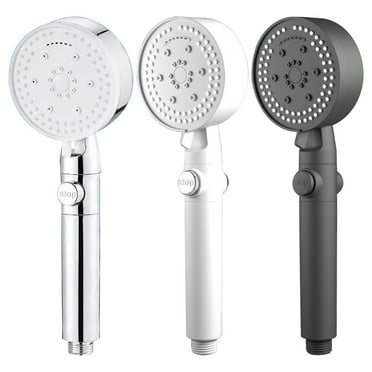 Showerhead with handheld sprayer hand shower head with on off switchs 8 Spray Modes Showerhead Pressurized Shower Set For Washing