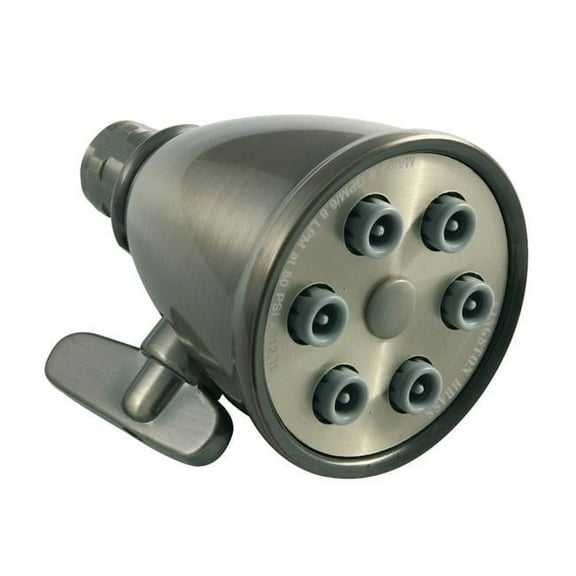 Showerscape  Kingston Brass Victorian Jet Spray Shower Head, Antique Brass