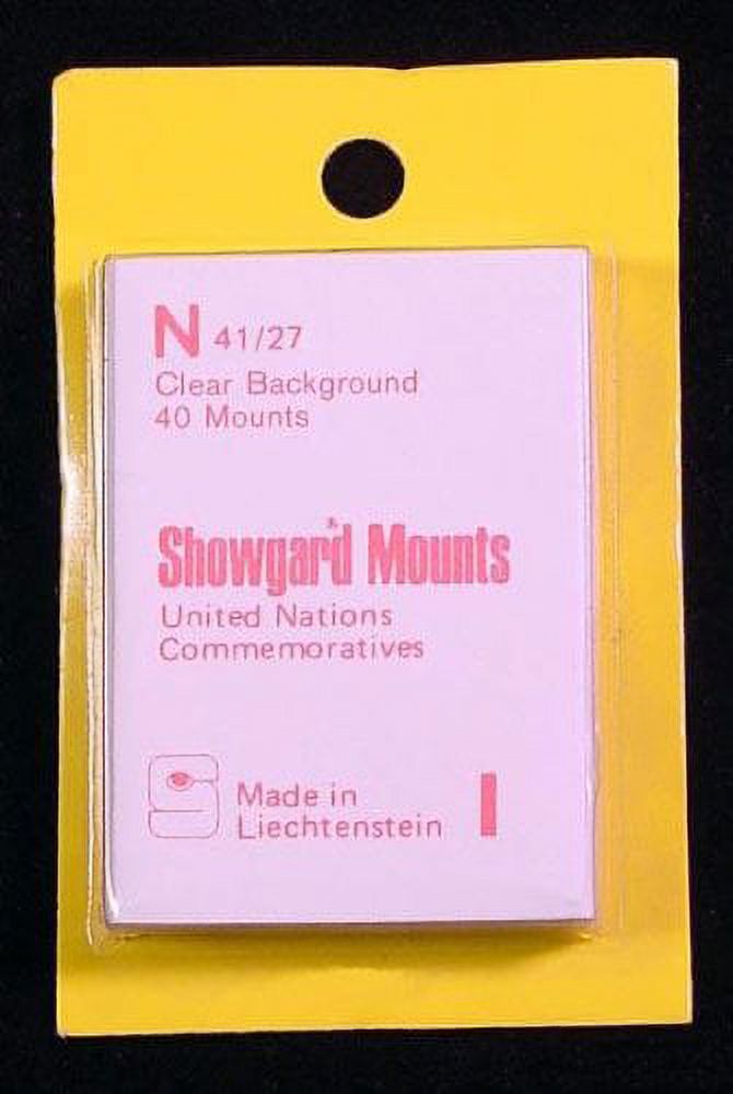 Showgard PreCut Clear Stamp Mounts Size N41/27
