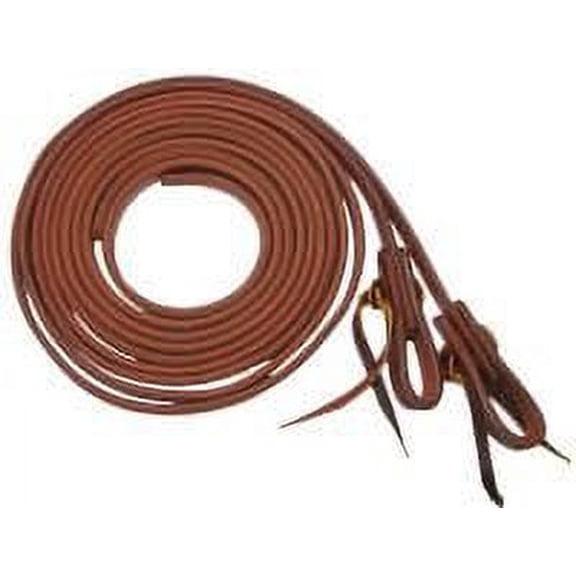 Showman 1/2" X 8' Oiled Harness Leather Split Reins