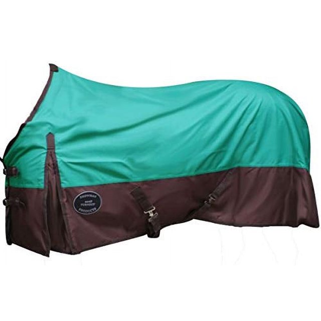 Showman 1200 Denier Ripstop Nylon Turnout Waterproof Horse Sheet (Teal