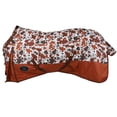 thumbnail image 1 of Showman 1200D Cow Print Waterproof & Breathable Perfect Fit Turnout Blanket (76), 1 of 4