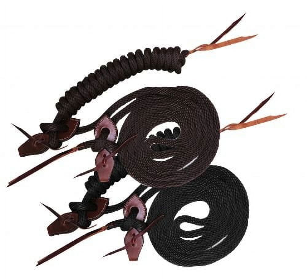 Cheval 5/8 x 22' Cheval Training Nylon Tressé Mecate Rênes avec