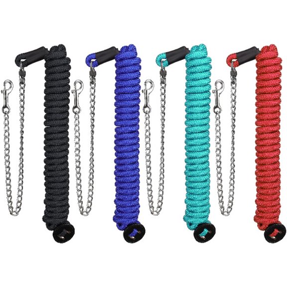 Showman 25' Round Braid Lunge Line w/ 28" Chain