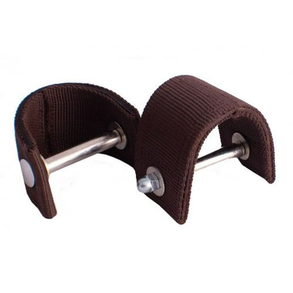 Showman 3" Nylon Stirrup Turners (Brown)