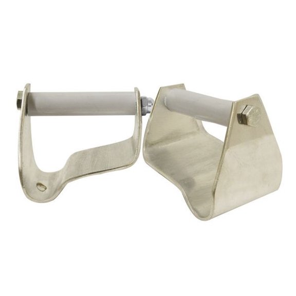 Showman 3" Polished Aluminum Stirrup Correctors