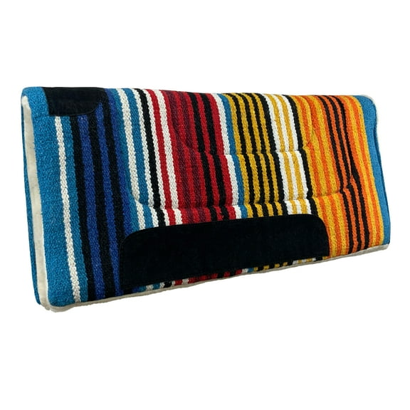 Showman 30" x 32" Serape Saddle Pad w/ Fleece Bottom