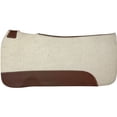 thumbnail image 1 of Showman 32" x 31" Contoured Mohair Pure Wool Saddle Pad, 1 of 2