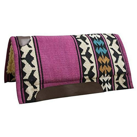 Showman 32" x 34" Economy Cutter Style Saddle Pad (Pink)