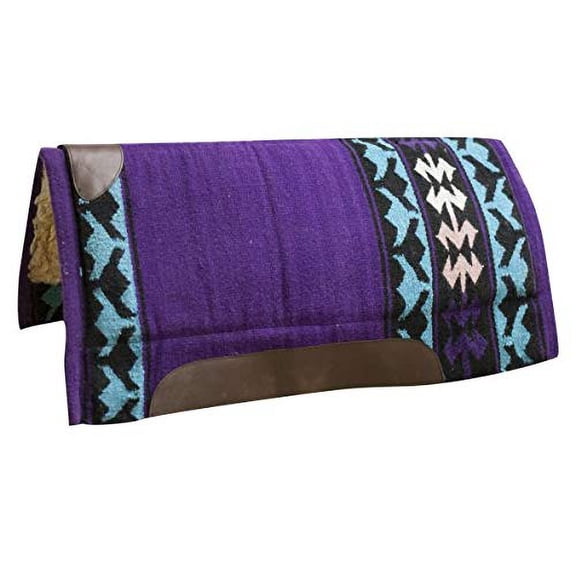 Showman 32" x 34" Economy Cutter Style Saddle Pad (Purple)