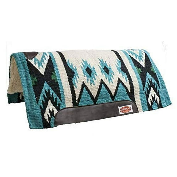 Showman 36" x 34" 100% Wool Top Cutter Style Saddle Pad w/ Southwest Design