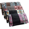 thumbnail image 1 of Showman 36" x 34" 100% Woven Wool Saddle Pad w/ Fleece Bottom (Pink), 1 of 1