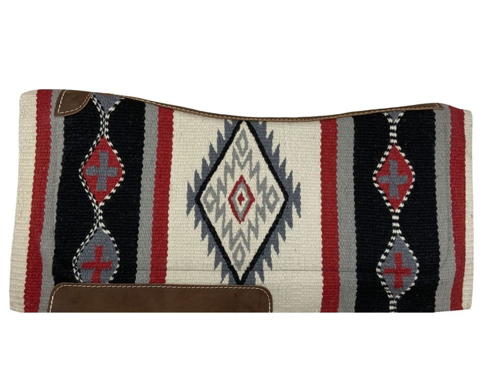 36” X 34” Wool Top Contoured Memory Felt Bottom Saddle Pad
