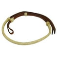 thumbnail image 1 of Showman 4' Rawhide Braided Leather Over Under Whip, 1 of 1