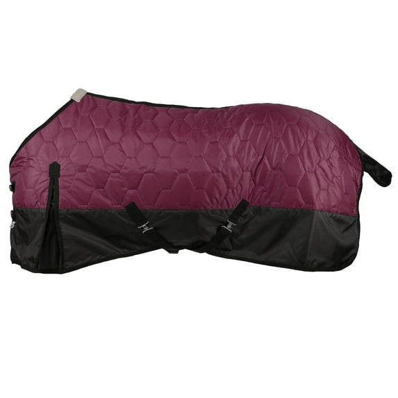 Showman 420 Denier Quilted Nylon Horse Blanket (Burgundy, 64")