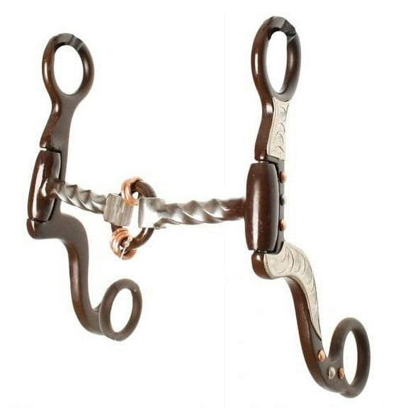 Showman 5" Brown Steel Slow Twist Bit w/ Copper Roller Rings