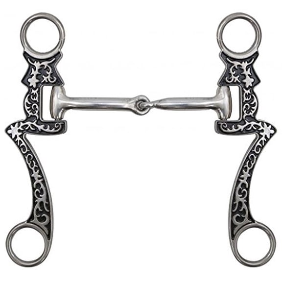 Showman 5" Stainless Steel Seven Cheek Snaffle Bit