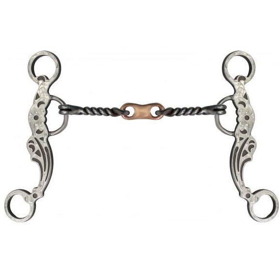 Showman 5" Twisted Mouth Bit w/ Copper Dogbone Center