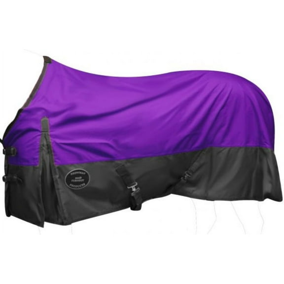 Showman 600 Denier Ripstop Nylon Turnout Waterproof Horse Sheet (Purple, 80")