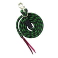 thumbnail image 1 of Showman 8' Nylon Pro Braid Lead Rope w/ Removable Brass Snap (Lime Green), 1 of 1