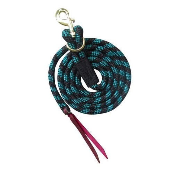 Showman 8' Nylon Pro Braid Lead Rope w/ Removable Brass Snap