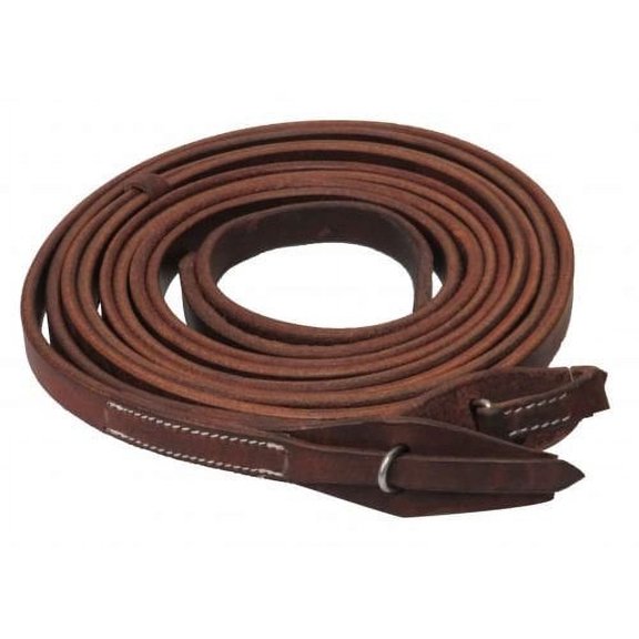 Showman 8' X 3/4" Oiled Harness Leather Split Reins