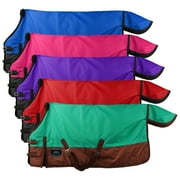 Showman Adjustable 48"-54" PONY/YEARLING 1200 Denier Turnout Blanket (Blue)