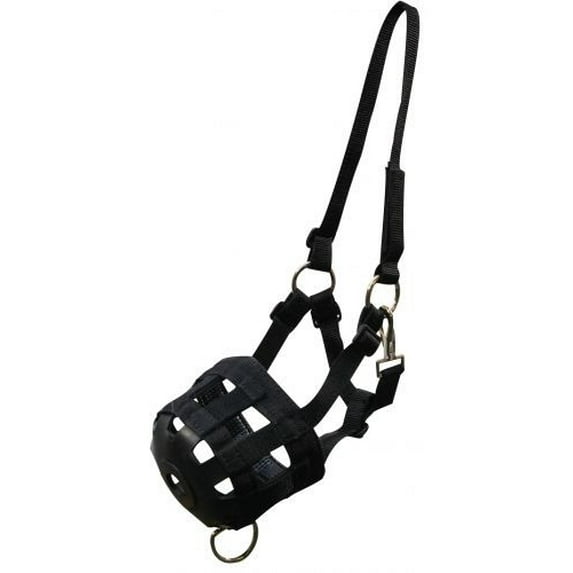 Showman Adjustable Nylon Grazing Muzzle