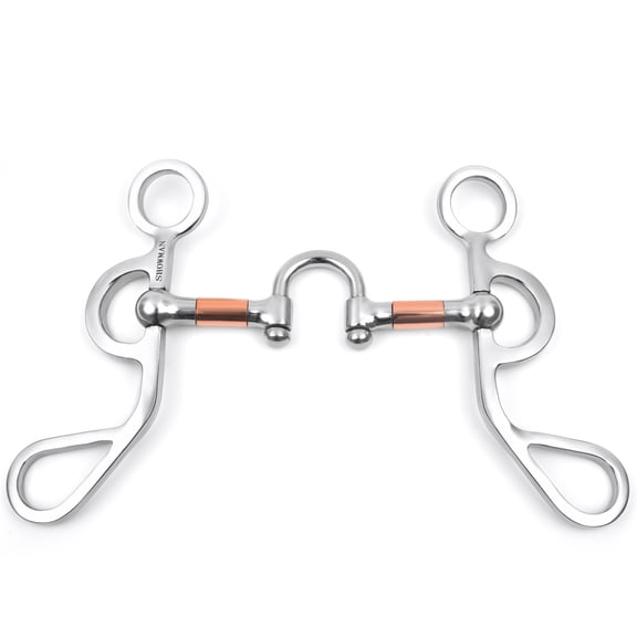 Showman Argentine Shank Bit w/ Full Bar Copper Correction Port