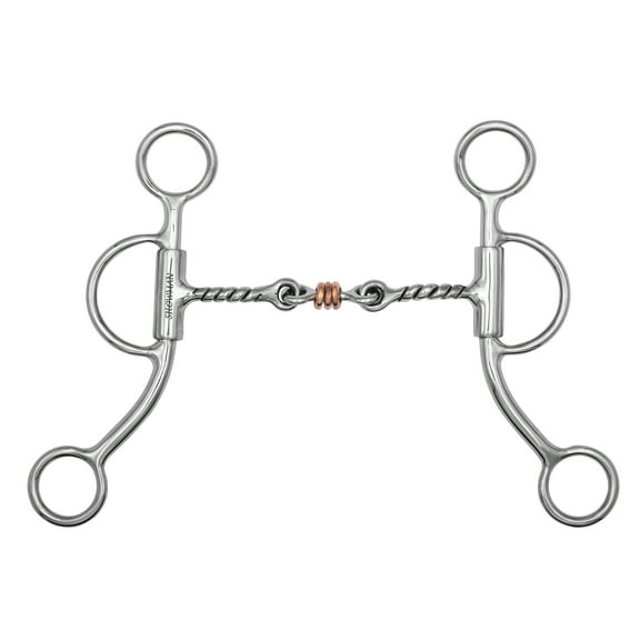 Showman Argentine Twisted Bit w/ Dogbone & Copper Rollers