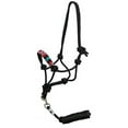 thumbnail image 1 of Showman Beaded Chevron Nose Cowboy Knot Rope Halter w/ 7' Lead, 1 of 1