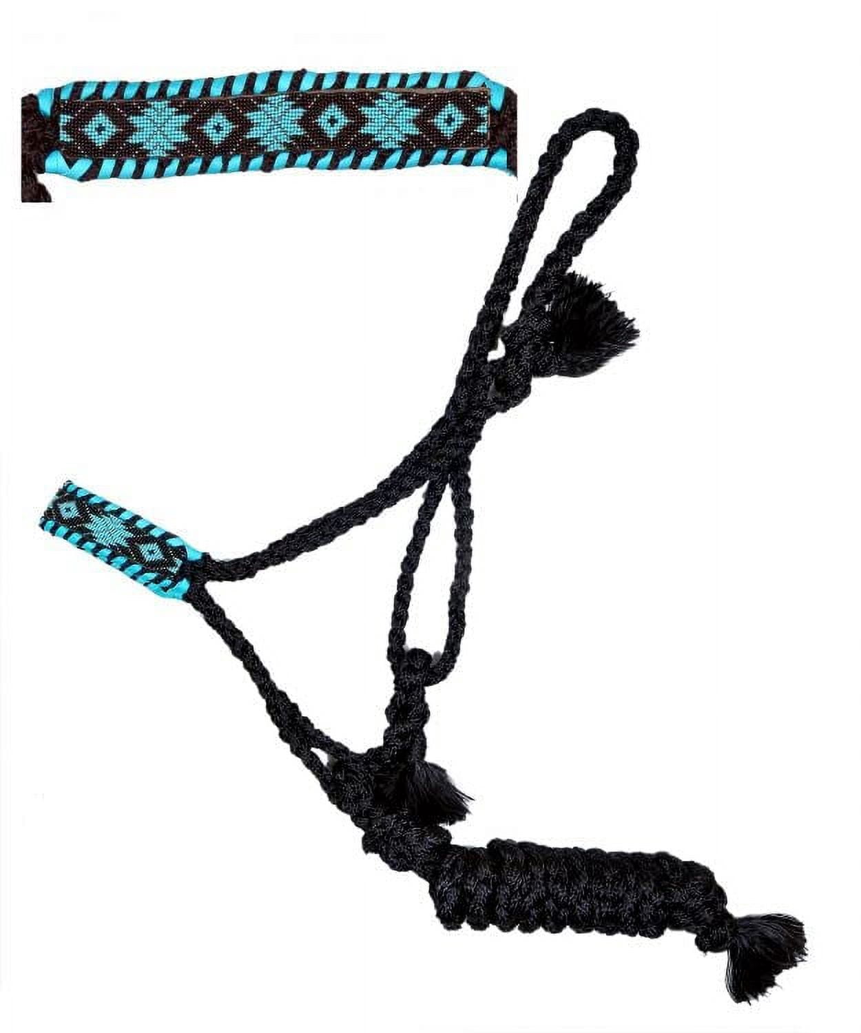 Showman® Woven teal nylon mule tape. main image 1