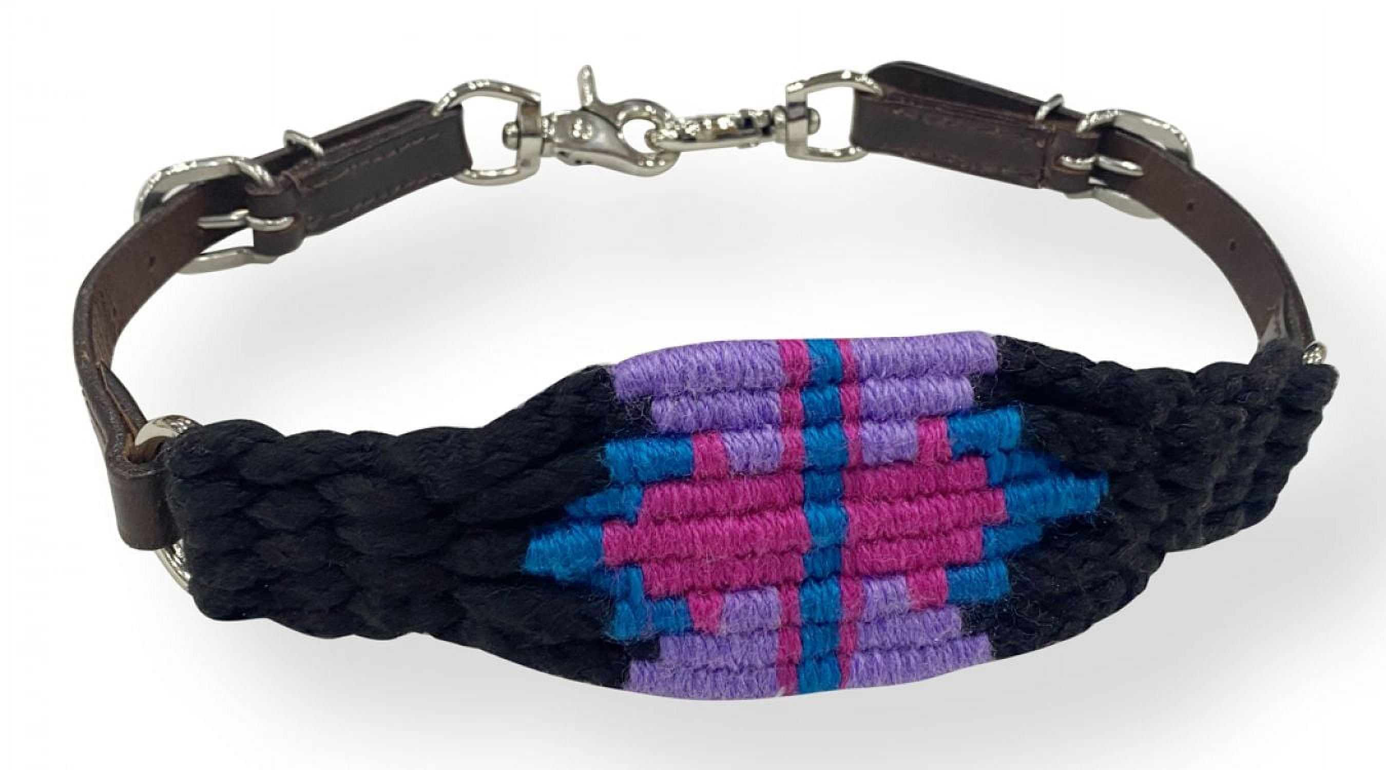 Showman Black, Pink & Purple Multi-Strand Wool Blend String Wither ...