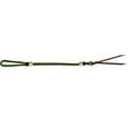 thumbnail image 1 of Showman Braided Nylon Quirt Wrist Loop w/ Leather Popper (Green/Black), 1 of 1
